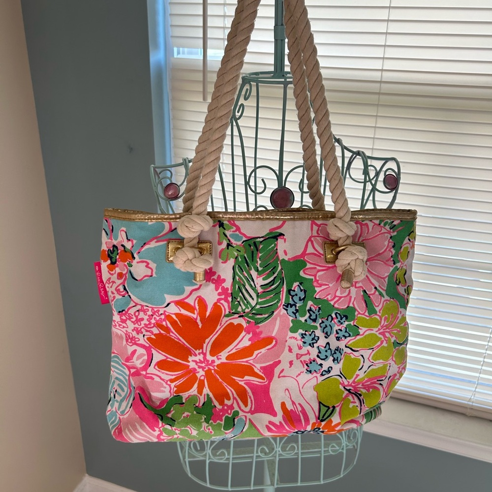 Lilly Pulitzer tote weekender bag